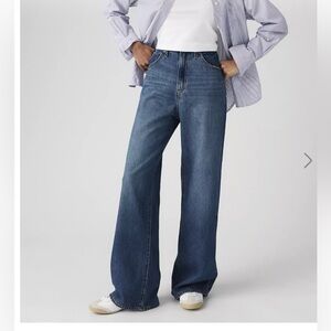 Levi's Cinch Baggy Wide Leg Jeans in Chasing Dream medium wash size 27